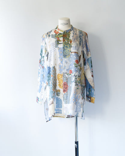 Kafusho shirt - Travel memories print