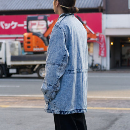 Chemical denim jacket