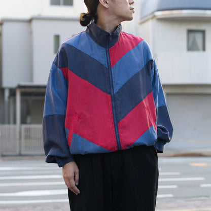 3 colors silk blouson