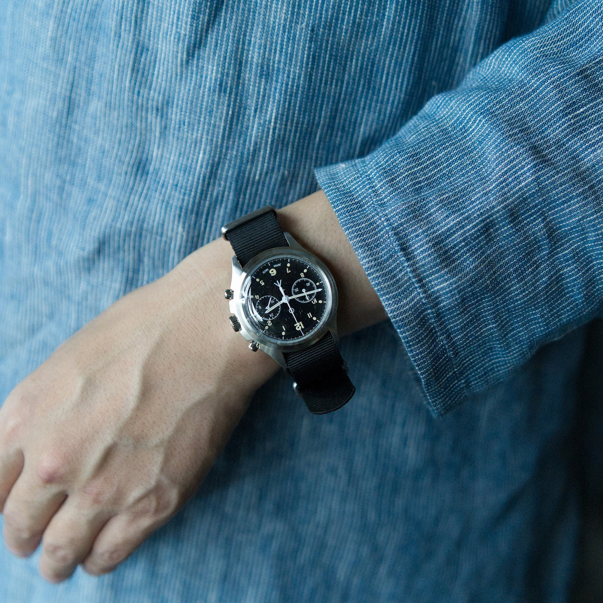 NAVAL WATCH/ナバルウォッチ NAVAL MILITARY WATCH MIL.-07 SV/BK 