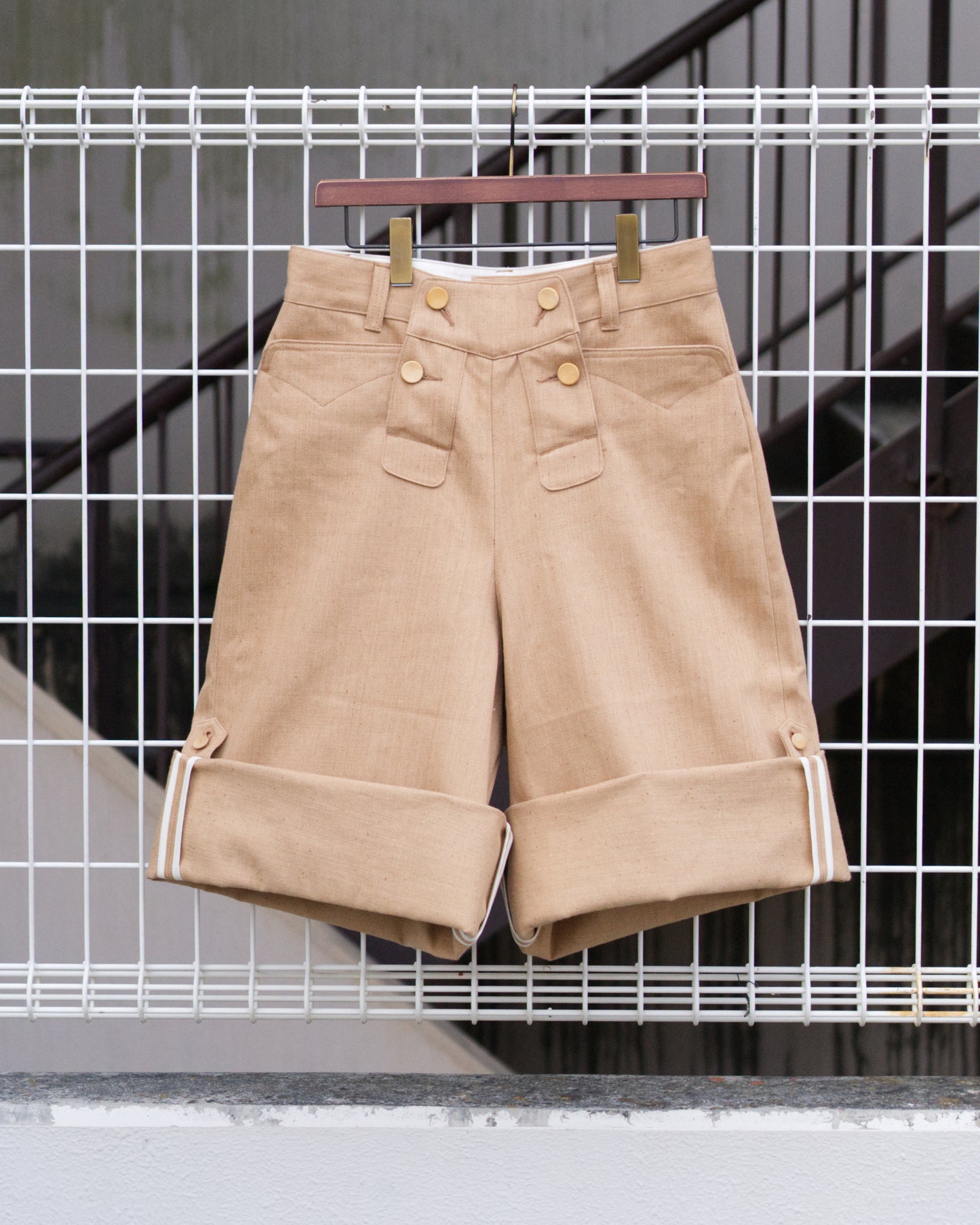 Merchant Hae trousers - Earthen wall cloth