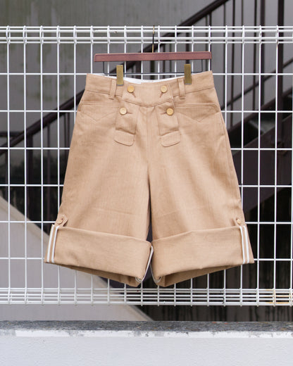 Merchant Hae trousers - Earthen wall cloth