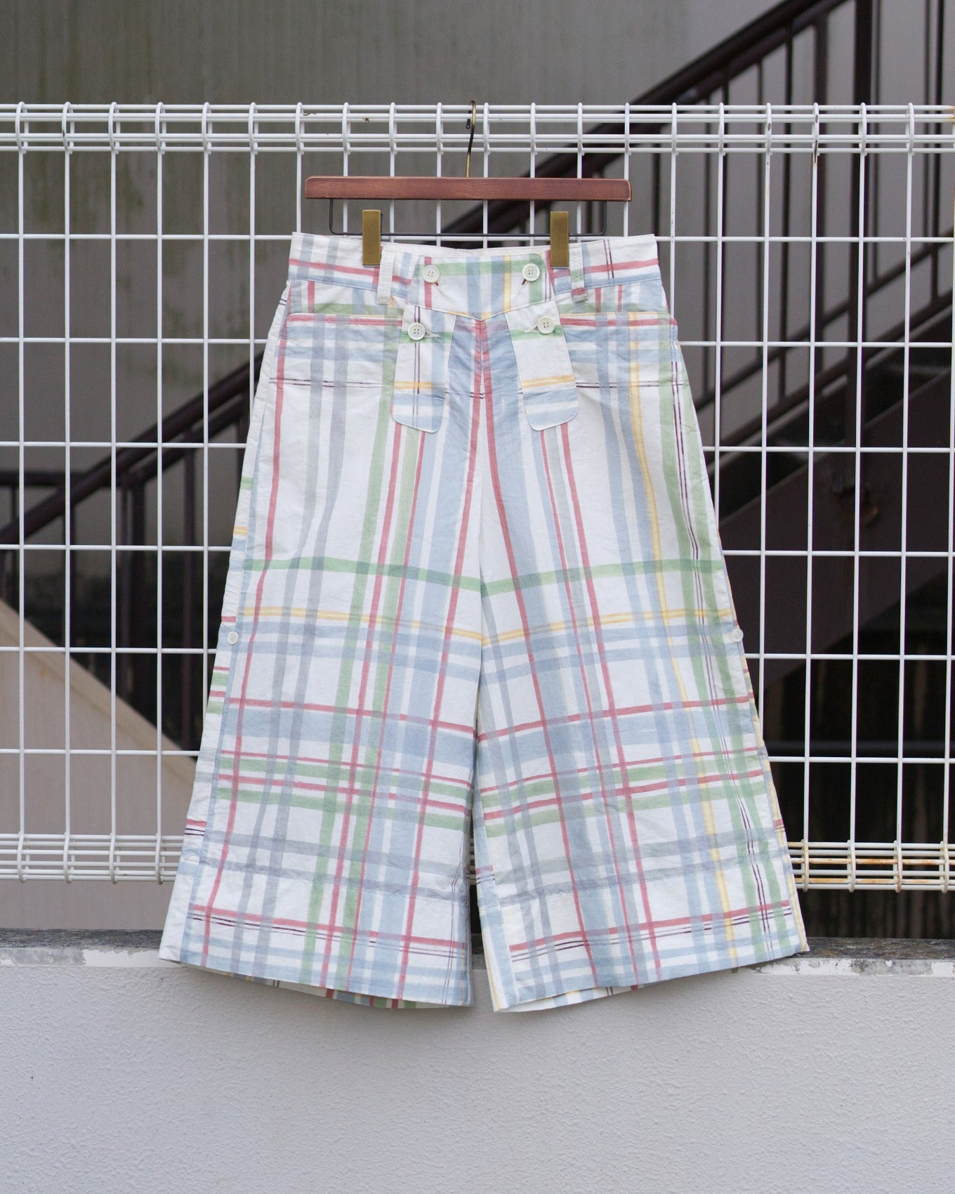 Marchant Hae Trousers -  Handwritten map check