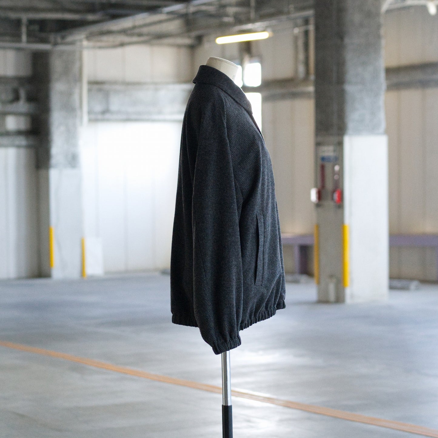 OVERSIZED BLOUSON - HOUNDSTOOTH