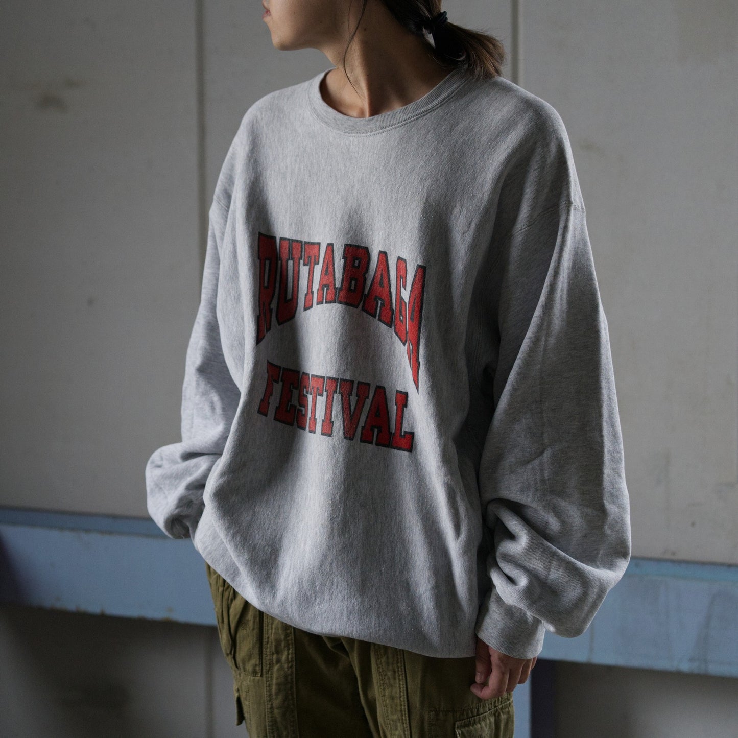 Reverse weave college sweat shirts