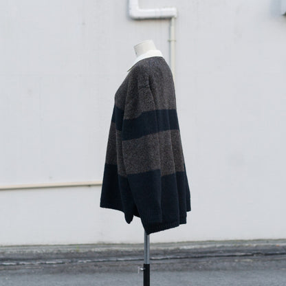 Blushed rugger knit