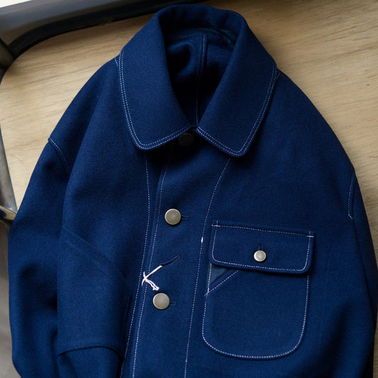 HW meeting jacket - Melton denim