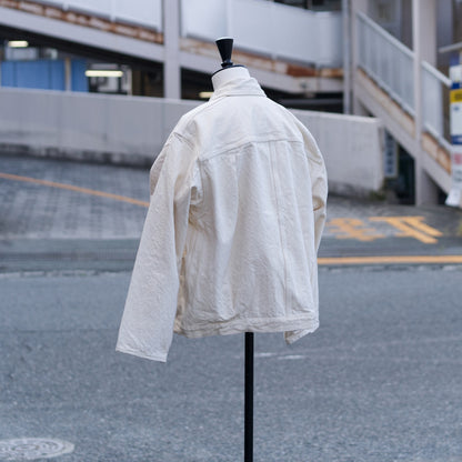 Pleats Jacket - Ecru