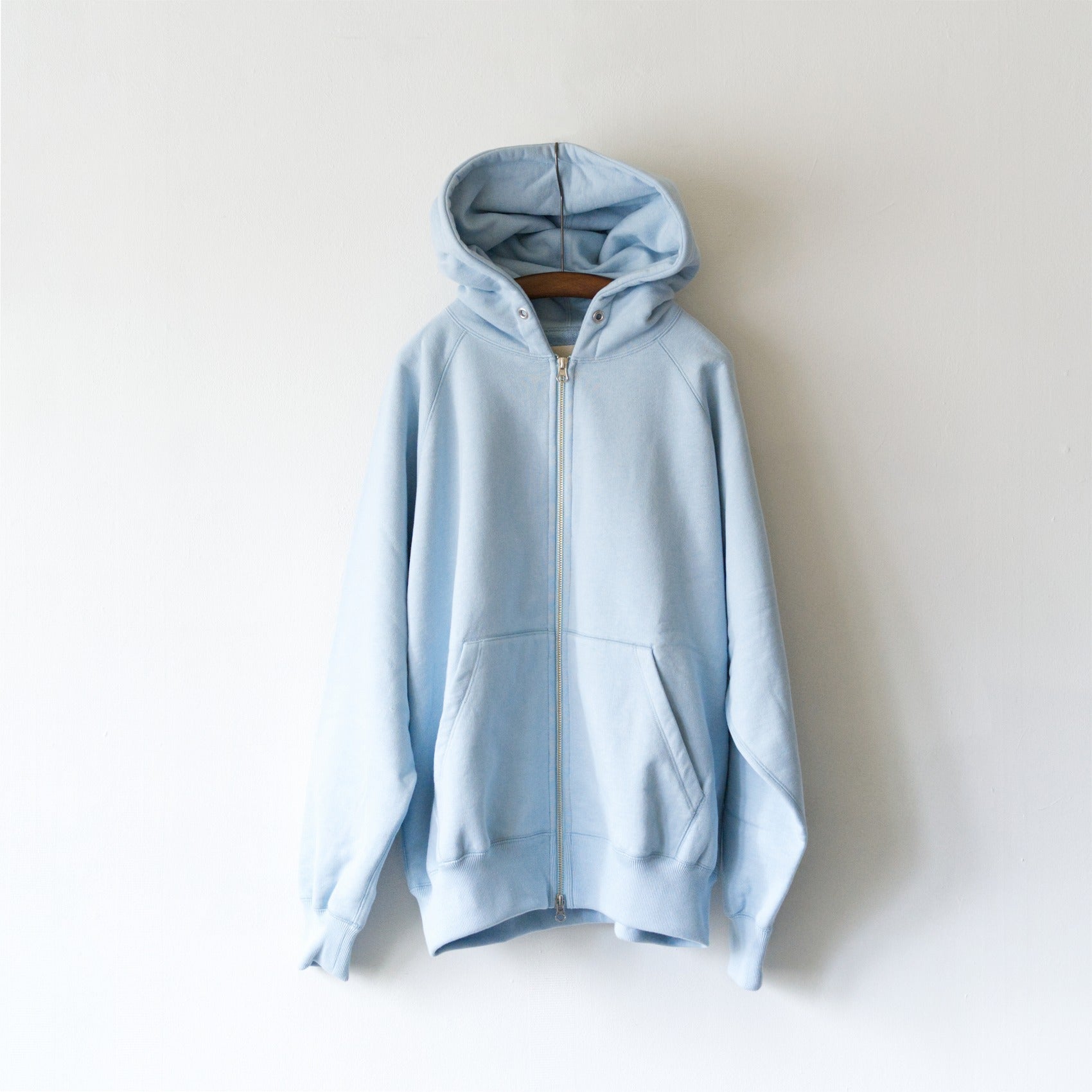 Raglan Sleeve Hoodie - Sky Blue