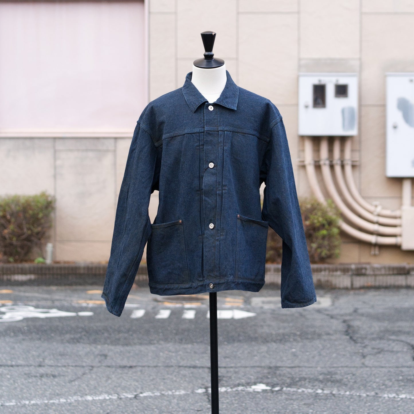 Pleats Jacket - Yelllow Ochre