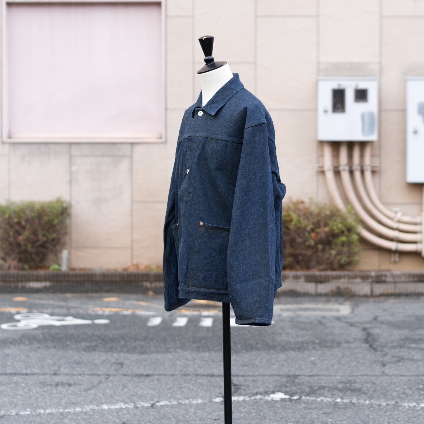 Pleats Jacket - Yelllow Ochre