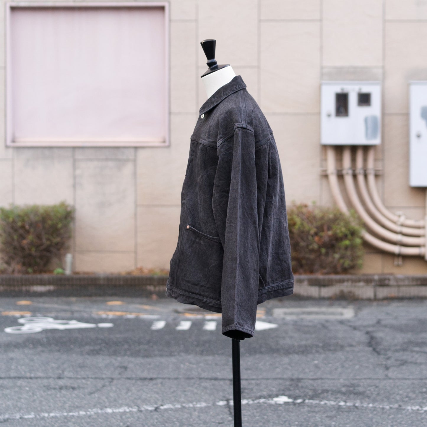 Pleats Jacket - SUMI INK