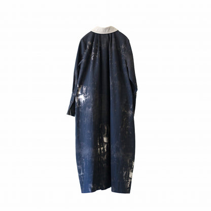 Tea garden gown - Fog forest denim