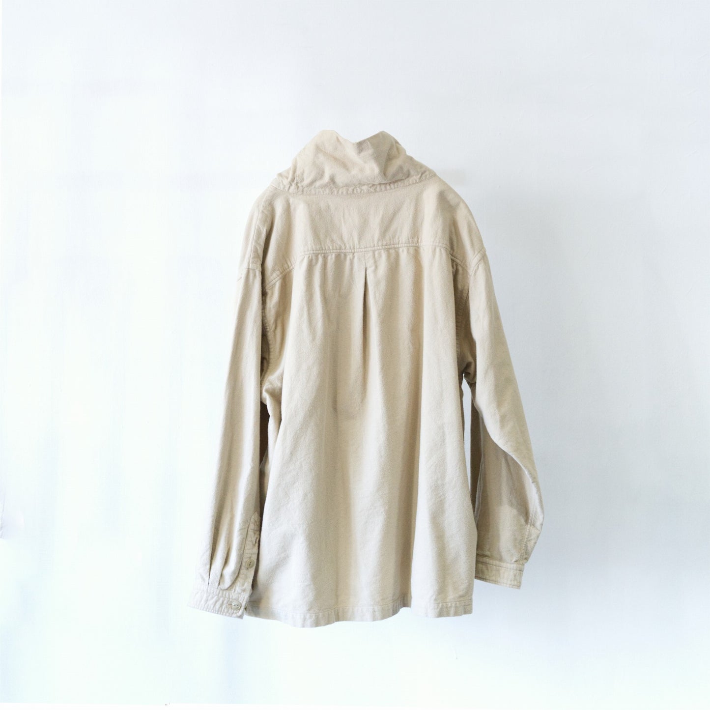 Brushed Cotton High Neck Pullover