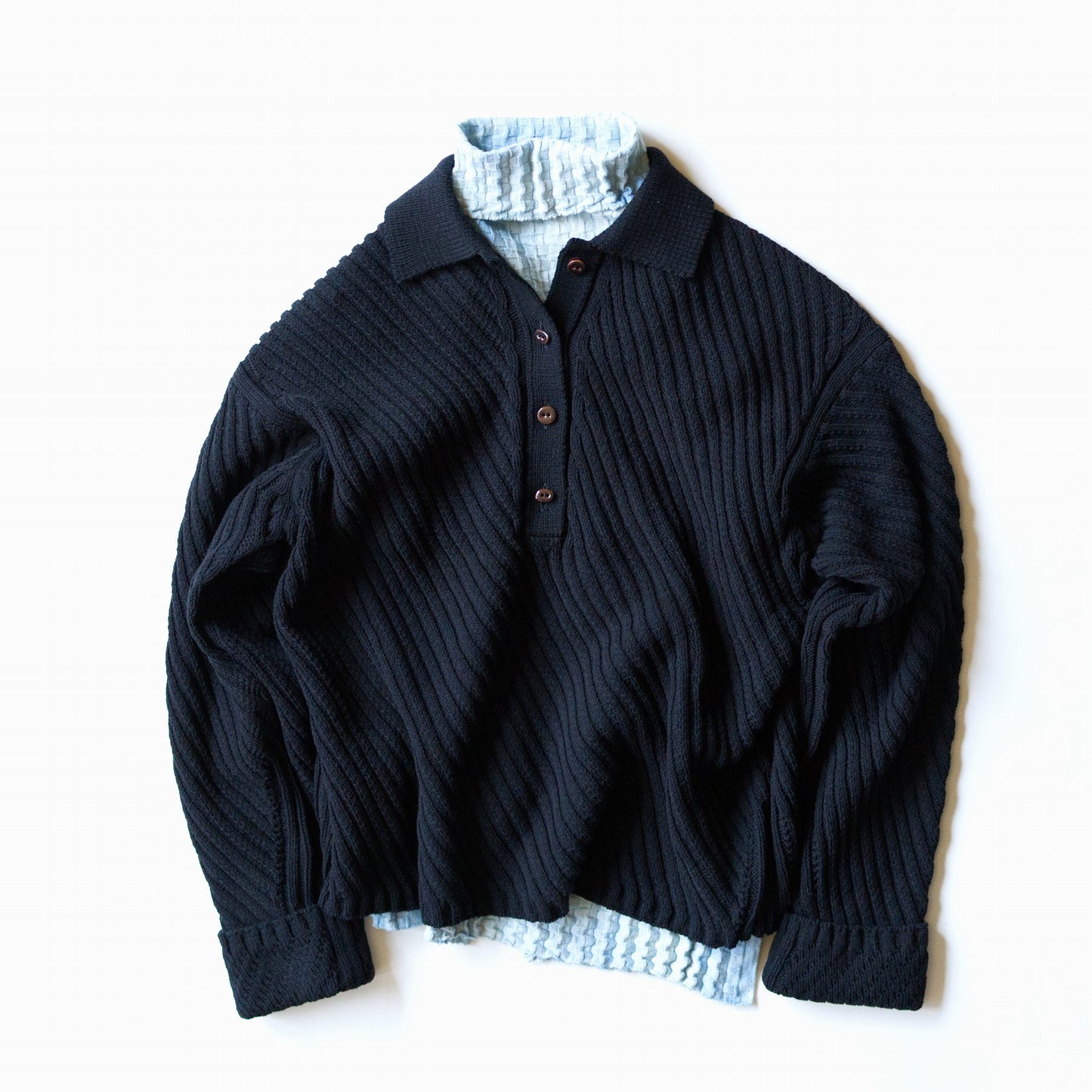 Airy - Cotton Polo Jumper