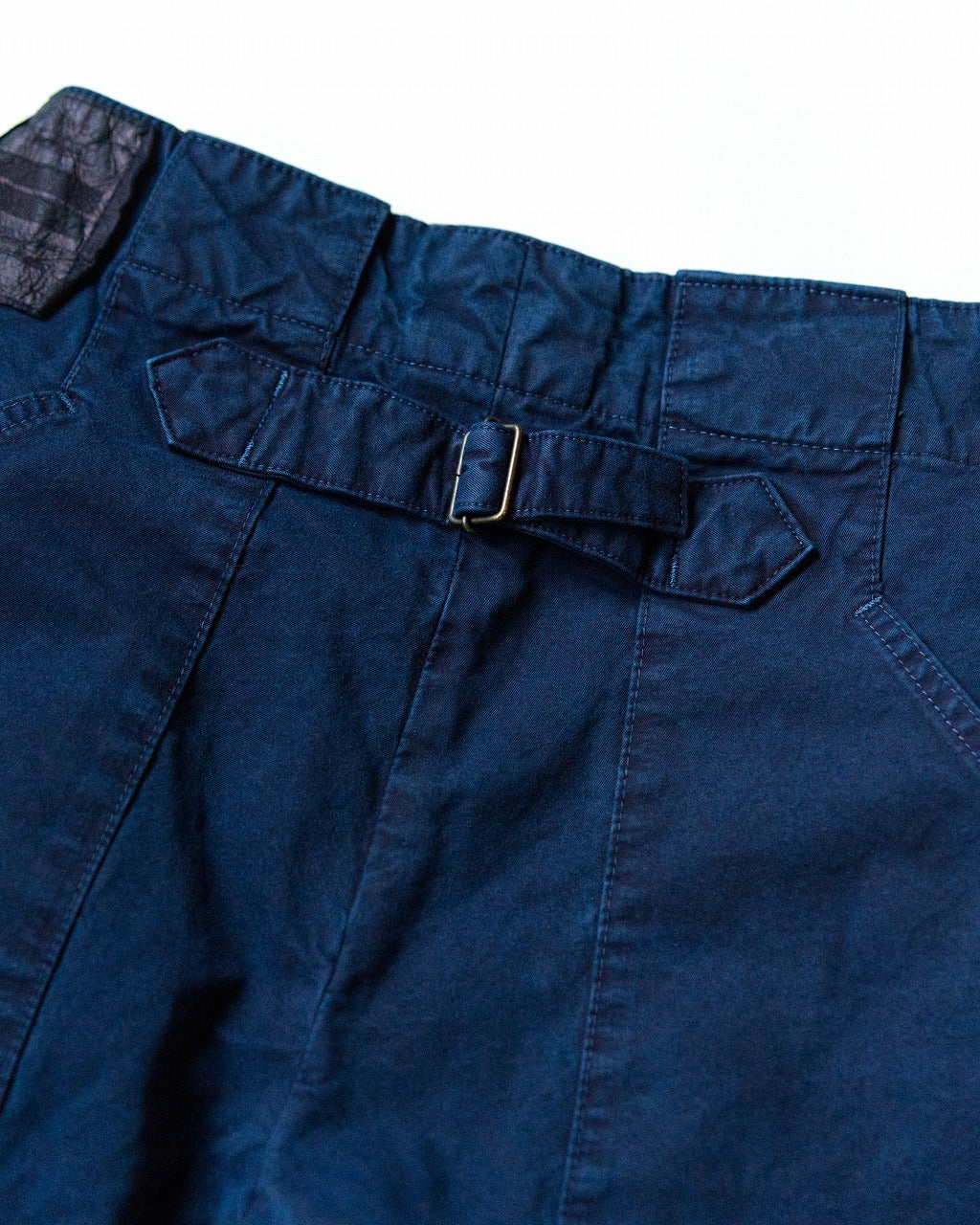 HW wide trousers - Bizen ichigo - Indigo