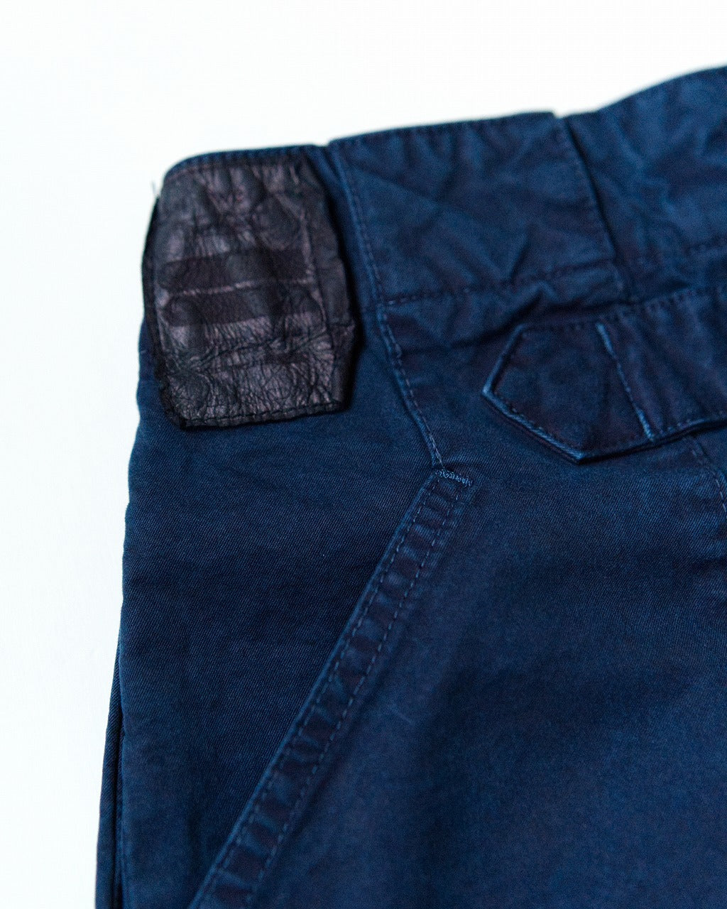 HW wide trousers - Bizen ichigo - Indigo