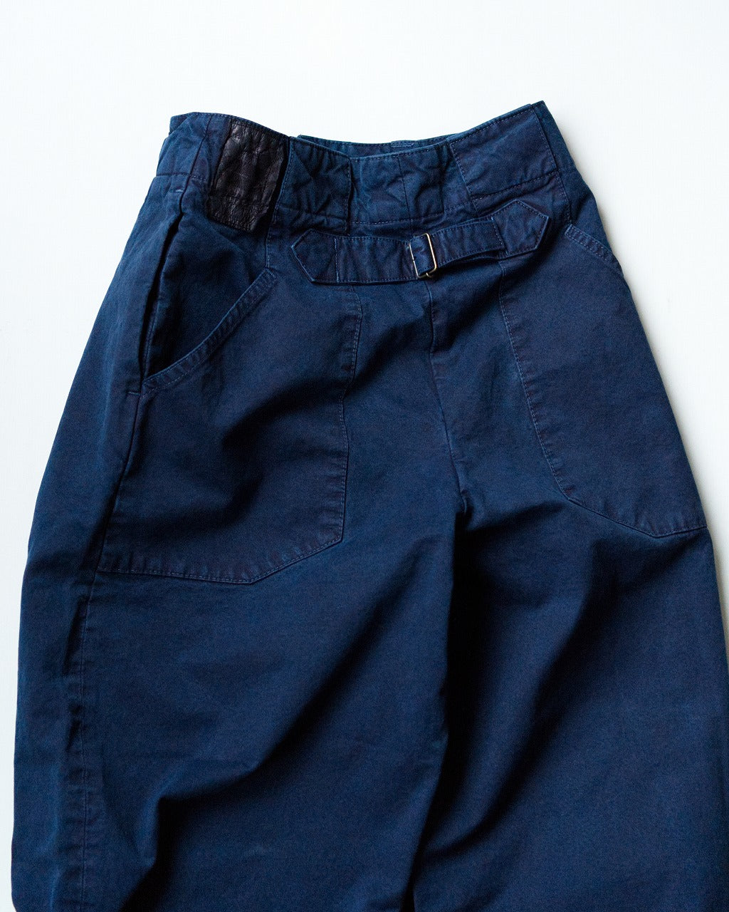 HW wide trousers - Bizen ichigo - Indigo