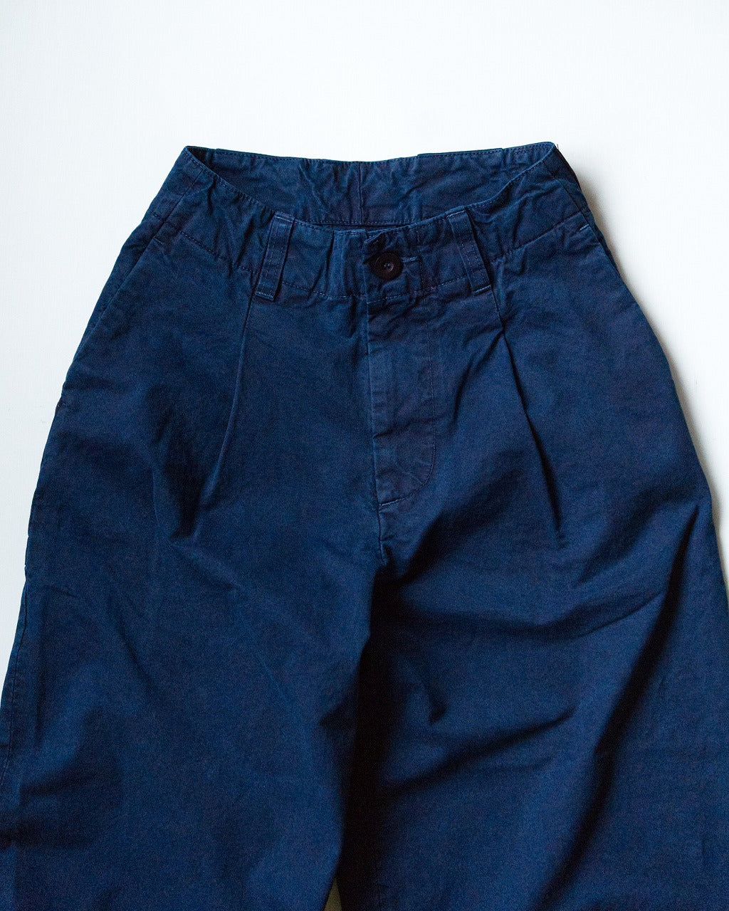 HW wide trousers - Bizen ichigo - Indigo