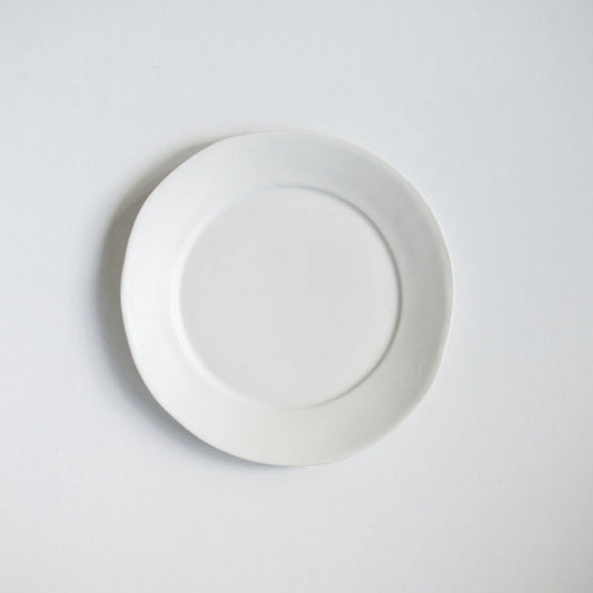 White porcelain mat rim 8 sun plate