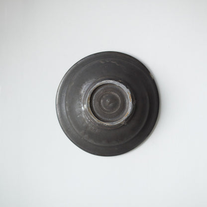 Black glaze 8 inch bowl