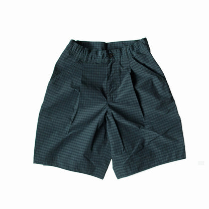 HW shorts - Green×Navy
