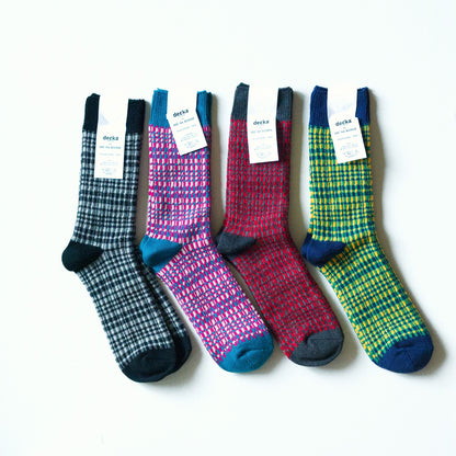 Jacquard Socks｜Plaid