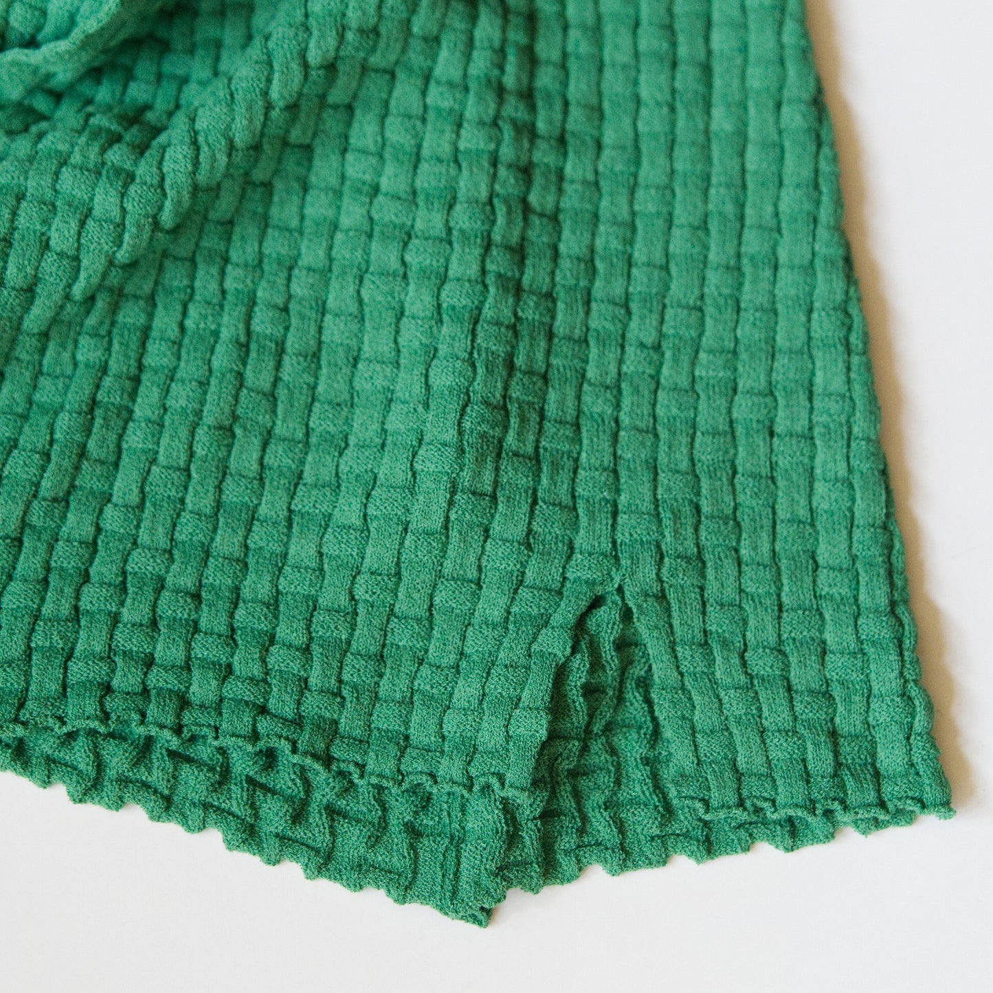 Cotton-boucle Basket Top