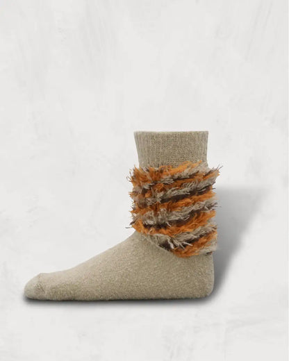 Multi-Color Shaggy Socks
