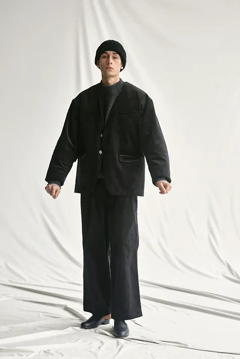 YOKO SAKAMOTO/Yoko Sakamoto WEAVERS COLLARLESS JACKET-ajouter