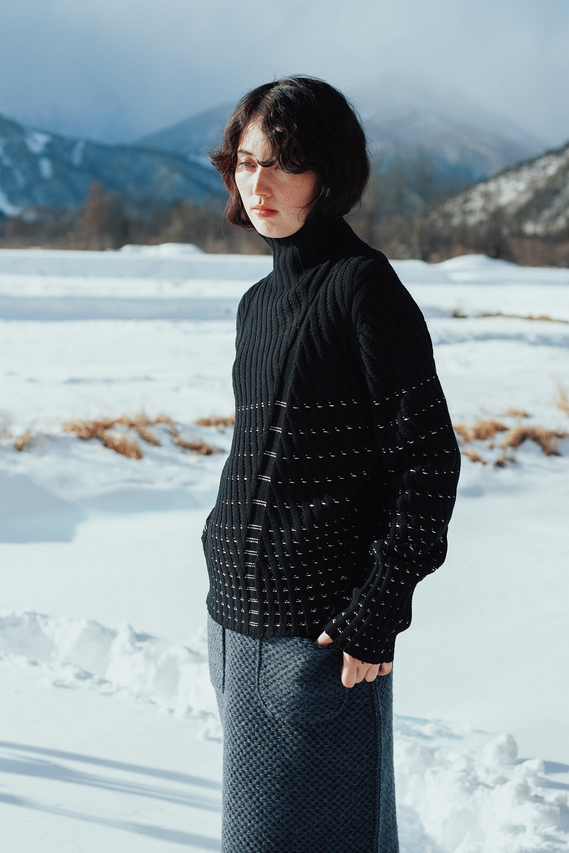 Airy - Cotton Turtleneck Jumper