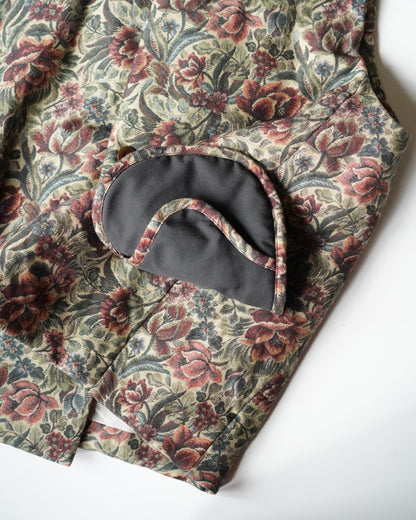 Railway waistcoat - Train seat pattern print