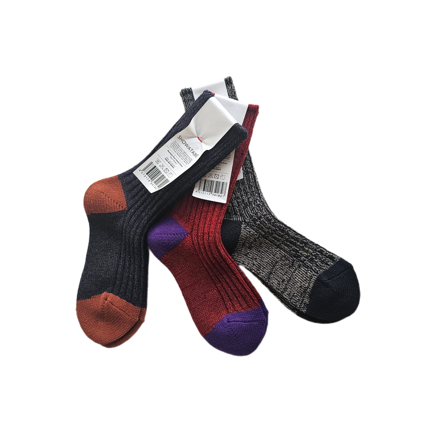 Washable Wool Ribbed Socks