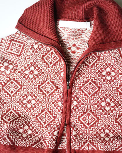 Memorial zip cardigan