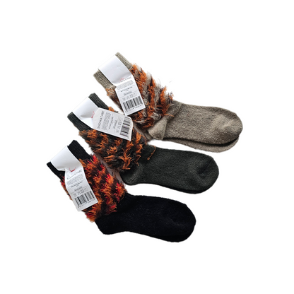 Multi-Color Shaggy Socks