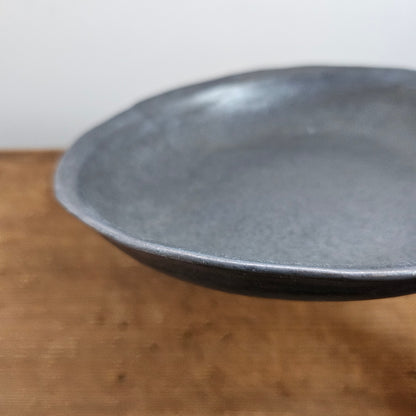 リム深鉢 -大-黒釉