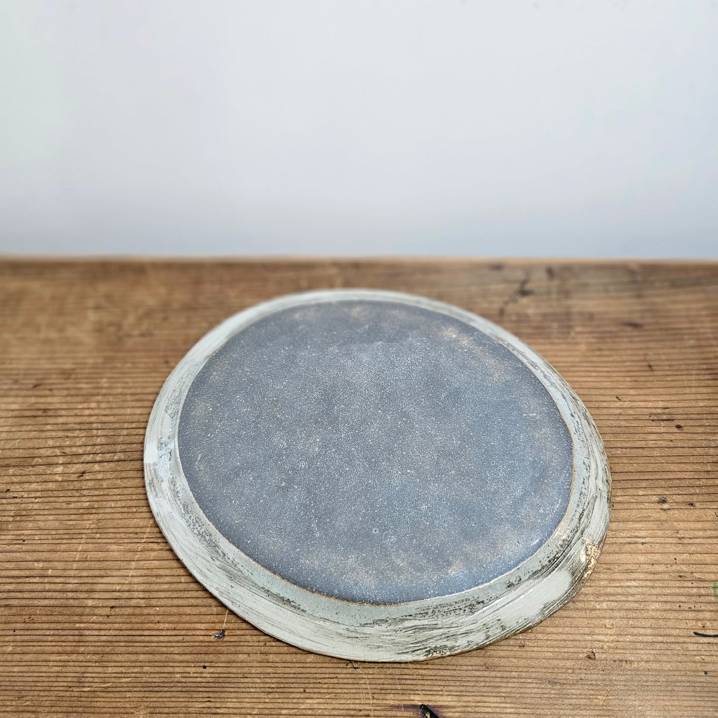 リムオーバル皿 -size3-刷毛目　　