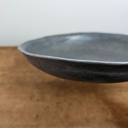 リム深鉢 -大-黒釉