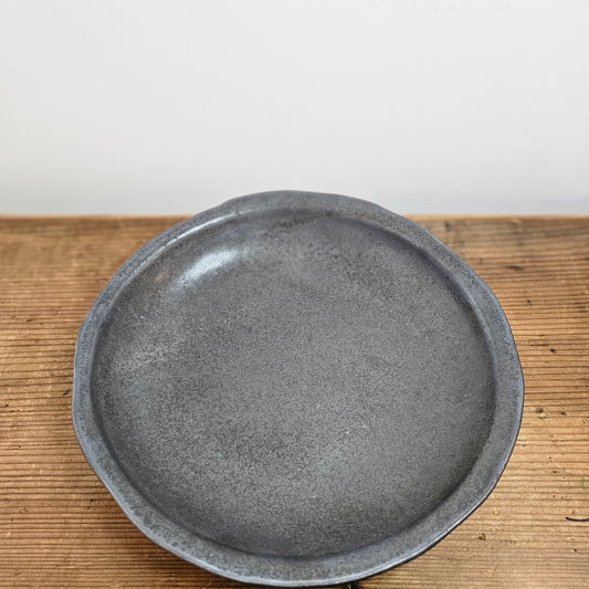 リム深鉢 -大-黒釉